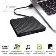 USB 3.0 External CD DVD RW Writer Slim Drive Burner Reader Player For PC Laptop