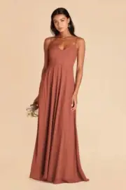 Birdy Grey DEVIN CONVERTIBLE DRESS CHIFFON DESERT ROSE Medium NEW NWT BRIDESMAID