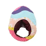 Easter Headgear Soft PP Cotton Lovely Colorful Egg Warm Cap Dress Up Unisex Cartoon Easter Egg Hat Cosplay Costume Photo Props