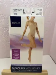 Sigvaris Natural Well Being Compression Socks Knee SZ:C 15-20 Mmhg