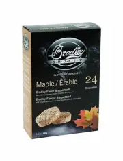 Bradley Smoker BTMP24 BTMP24-Flavor Bisquettes-Maple 24Pk, 24-Pack, Multi Maple