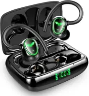 Bluetooth Wireless Headphones Earbuds 60Hrs Playback Ear Buds IPX6 Waterproof