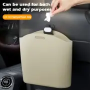 Silicone Car Trash Can Portable Storage Garbage Collection Bin Hanging Waste Bin