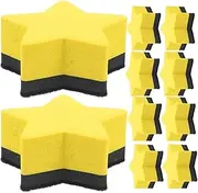 jojofuny 20pcs Star Whiteboard Erasers Eva Cleaning Tools for Classroom Supplies Office Use Versatile Chalkboard Wipes for Creative Learning