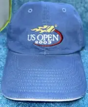 2003 US Open Tennis Tournament Light Blue OSFA Adult Adjustable Strapback Hat
