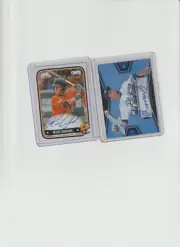 2 Card Autograph Lot: Reggie Crawford and Ramon Troncoso (see Description)