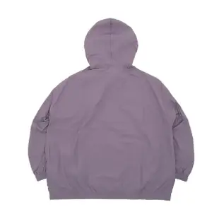 【NEW BALANCE】外套 Essentials Woven Jacket 女款 紫 寬版 連帽外套 NB 紐巴倫(WJ33502SHW)