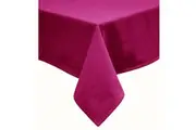 Cotton Blend Table Cloth Fuchsia by Hoydu