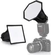 Collapsible Flash Diffuser Softbox Set for Speedlight Photography