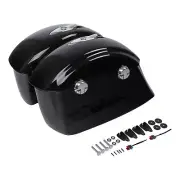 Fit For Indian Springfield 2016-2024 Saddlebags Black Saddle Bags