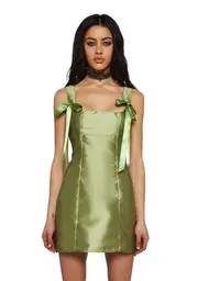 [Current Mood] Pixie Stardust Mini Dress-Green