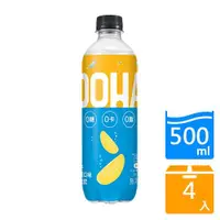 在飛比找ETMall東森購物網優惠-OOHA氣泡飲柚子海鹽口味500ML x4入【愛買】