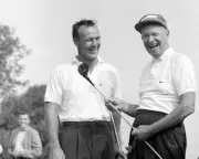Arnold Palmer and President Dwight Eisenhower September 9, 1960 Photo
