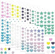Pack of 504 Pimple Patches, BetterJonny Stars and Round Pimple Patches, Invisible Hydrocolloid Pimple Patch with Tea Tree Oil, Breathable Acne Patch, Pimple Plaster, Invisible and Waterproof