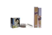Overshadow Shimmering All-Mineral Eyeshadow and Lid-Quid Sparkling Liquid Eyeshadow Kit by the Balm for Women - 2 Pc Kit 0.02 oz Eye Shadow - If yure Rich, Im Single, 0.15 oz Eye Shadow - Champagne