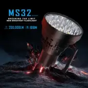 IMALENT MS32 Brightest Flashlight 200,000 Lumens Type-C Rechargeable Torch