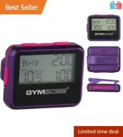 Stylish Interval Timer & Stopwatch - Sweat-Resistant for Ultimate Performance