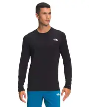 The North Face Wander L/S Mens T-Shirt - TNF Black - XXL