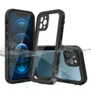 For iPhone 12 Pro/12 Case Full Waterproof Shockproof Heavy Duty Underwater Cover