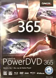 CyberLink Power DVD 365 (New & Sealed) 1 Year Subscription (1 PC)