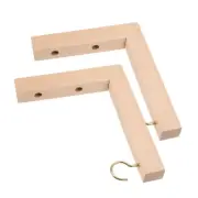 2 Pcs Wall Flower Pot Hook Wind Chime Stand Brackets for Hanging Plants