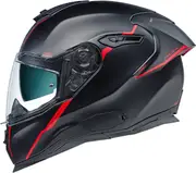 Nexx SX.100R Shortcut Helmet, black-red, Size 2XL for Men Black Red