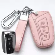 For Hyundai Santa Fe Grand ix45 Azera Key Holder Pink Remote Key Cover Case Fob