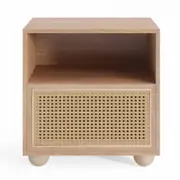 Natural Rattan Bedside Table