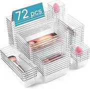 [Vtopmart] 72 Pack Drawer Organiser