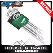 SP Tools Hex Key Set 9 Piece Stubby Tamper Proof Colour Coded TORX SP34537