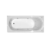 1530/1670/1800*740*450mm Allura Spa Bath Tub 6/10/12 jets White Acrylic drop in Rectangle