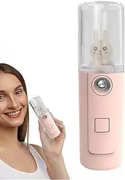 Mist Sprayer,Sprayer, Mister, Hydrating, Portable | Facial Steamer for Cleansing, Hydration, Rejuvenation Compact Travel Skin Care Solution Pluvo