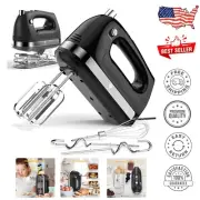 Lightweight 400W Kitchen Mixer with Turbo Boost - 5 Stainless Steel Attachments