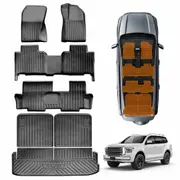 3-Pcs Boot Liner & Floor Mats for GWM Tank 500 Tank500 2024-2025 Heavy Duty Cargo Trunk Mat Luggage Tray