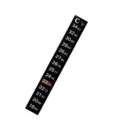 UPTO 10x Aquarium Thermometer Fish Tank Sticker Temperature Strip Dual Scale HOT
