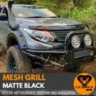 Front Mesh Grill fits Mistubishi Triton MQ 2015 2016 2017 2018 Matte Black