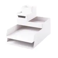在飛比找momo購物網優惠-【小麥購物】A4文具整理盒(收納盒 文具 收納 文件收納 桌