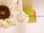 NEW Authentic Pandora Shine ARC OF LOVE Heart Stacking Ring 50 5 167379 RETIRED