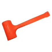 1 Lb Hammer Non-Marring Coating Non Slip Dead Blow Rubber Mallet 11-3/4'' L