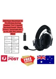 Razer BlackShark V2 Pro Wireless Gaming Headset: THX 7.1 Spatial Surround Sound
