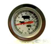 Meat Poultry Thermometer BBQ Oven Temperature Cooking Probe Stainless Steel