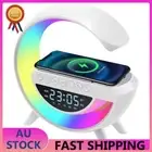 Bluetooth-Compatible Speaker Bedside Alarm Clock Lamp 13 Light Modes for Bedroom