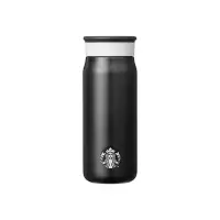 在飛比找蝦皮購物優惠-Starbucks x Korea 黑色不鏽鋼保溫瓶