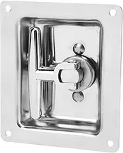 Toolbox Latch Stainless Steel Folding T Handle Toolbox Lock for Van RV Trailer Engineering Vehicle