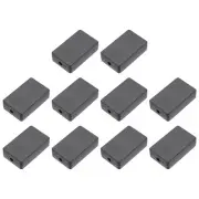 2.36"x1.42"x0.67" Junction Box Wiring Enclosure Case for DIY Project Black 10Pcs