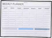 Parliky Household Erasable Planner Board Wear Resistant Magnetic Fridge Calendar for Convenient Scheduling Reusable Weekly Schedule Board for Family Reminders and Lists
