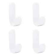 Adhesive Wall Hooks for Bathrooms, Reusable Seamless Hooks in Stainless Steel for Damage-Free Installation on Various Surfaces