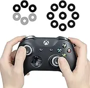 Vsagier Precision Rings | Assisted Aiming Controller for PS4,PS5,Xbox(Black/Gray)(3Hard+3Soft+9Easy)
