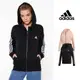 Adidas 黑/粉 連帽外套 女款 運動 休閒 棉質 長袖 帽夾 基本款 三條線 Logo S97059/CZ5726