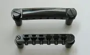 Black LP Guitar Tune-o-matic Bridge Tailpiece fits Les Paul